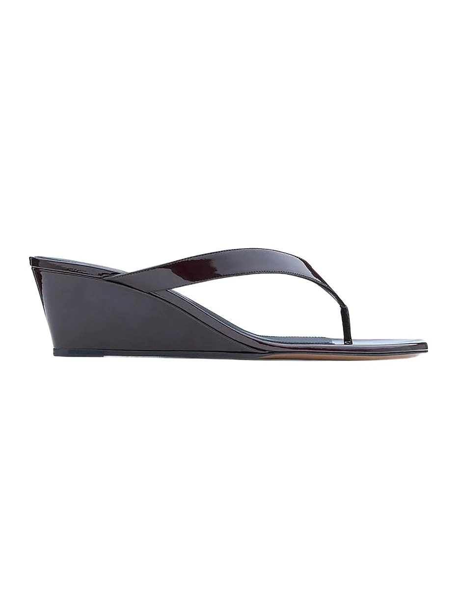 Women's Tercus 50MM Patent Leather Wedge Sandals Women's Tercus 50MM Patent Leather Wedge Sandals
