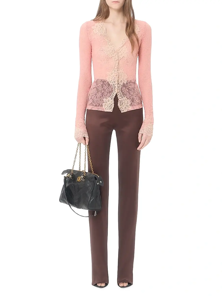 Valentino Women's Stretch Lace Cardigan | Thumbnail 8 Valentino Women's Stretch Lace Cardigan | Thumbnail 8