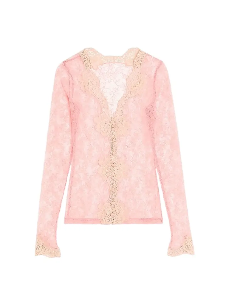 Valentino Garavani Women's Stretch Lace Cardigan | Image 1 Valentino Garavani Women's Stretch Lace Cardigan | Image 1