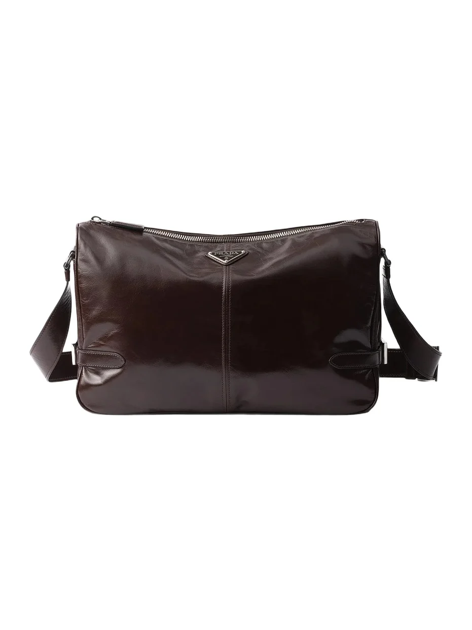 Prada Men's Leather Shoulder Bag