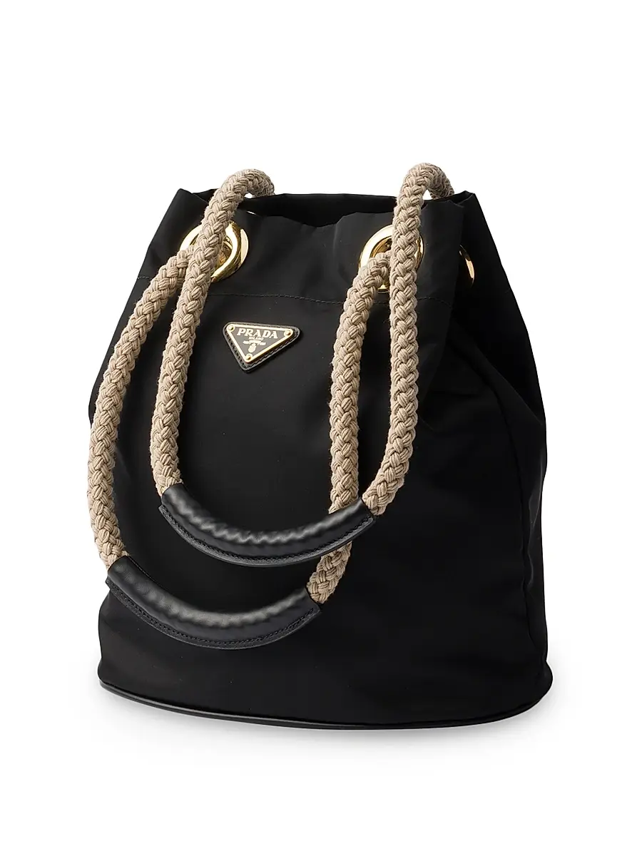Prada Women's Mariner Re-Nylon Small Bucket Bag | Thumbnail 2 Prada Women's Mariner Re-Nylon Small Bucket Bag | Thumbnail 2