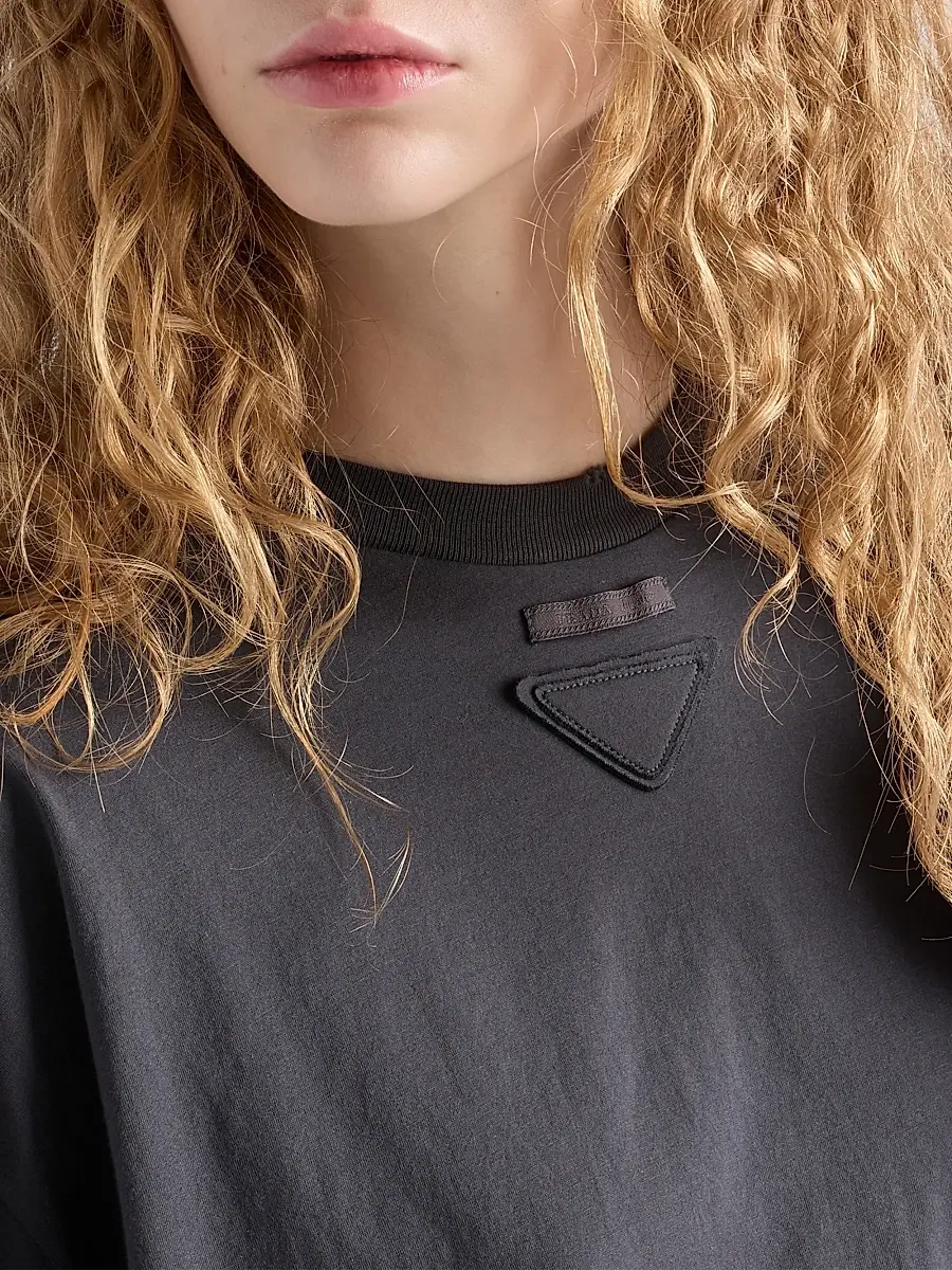 Prada Women's Jersey T-Shirt | Thumbnail 4 Prada Women's Jersey T-Shirt | Thumbnail 4