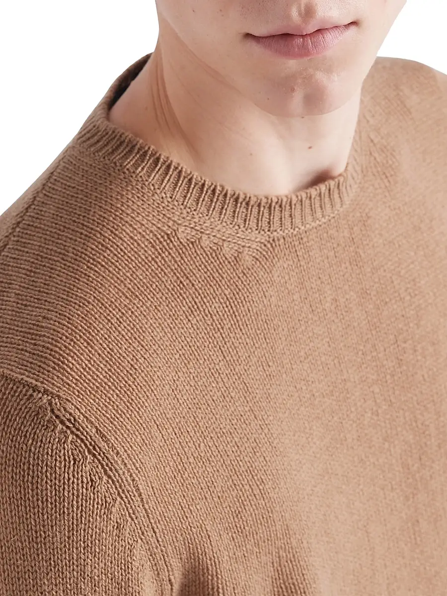 Prada Men's Cashmere Crew-neck Sweater | Thumbnail 5