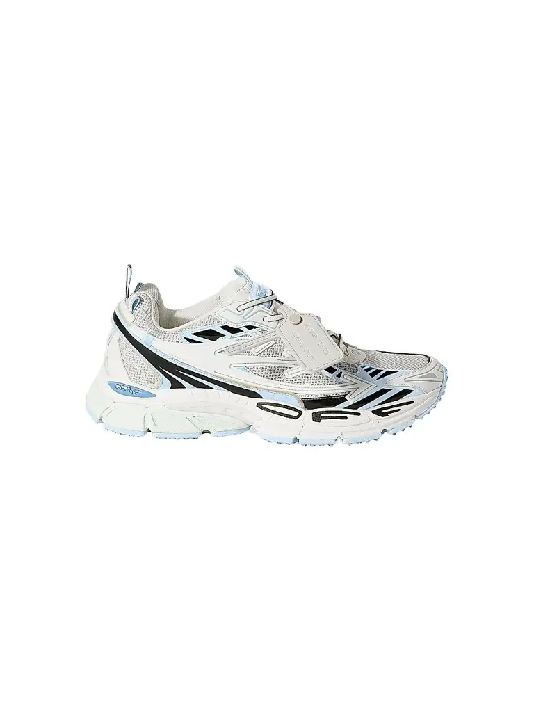 Off-White Men's Be Right Back Military Sneakers - Light Blue | Image 1 Off-White Men's Be Right Back Military Sneakers - Light Blue | Image 1