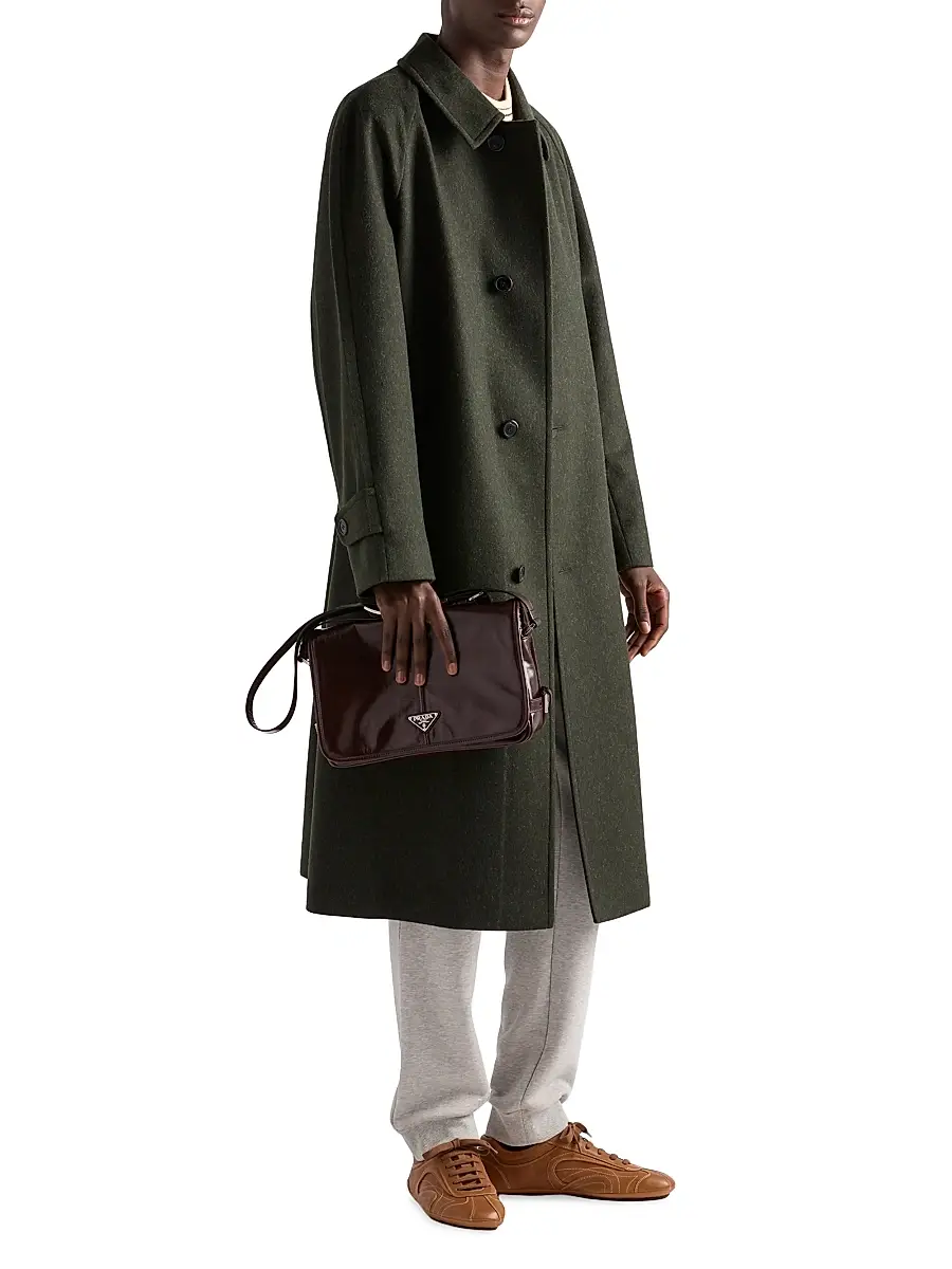Prada Men's Leather Shoulder Bag | Thumbnail 2