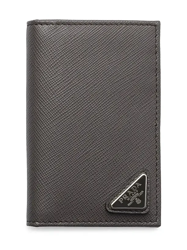 Men's Saffiano Leather Card Holder