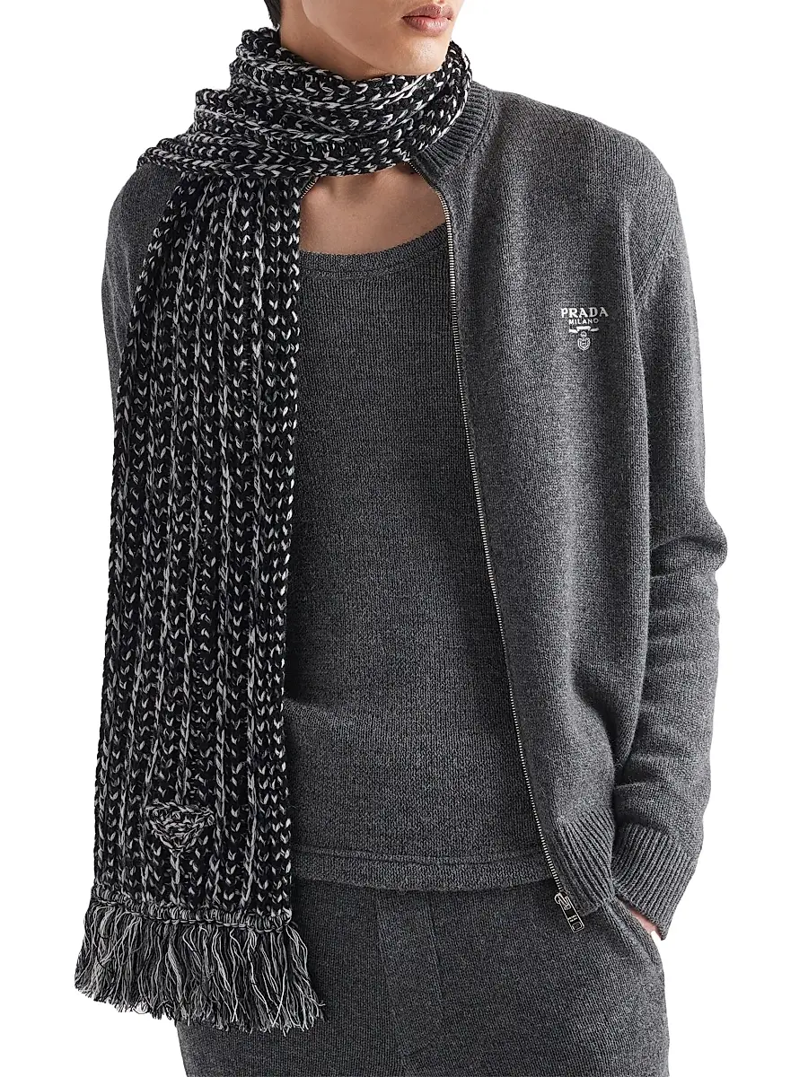 Prada Men's Cashmere Hoodie | Thumbnail 4 Prada Men's Cashmere Hoodie | Thumbnail 4