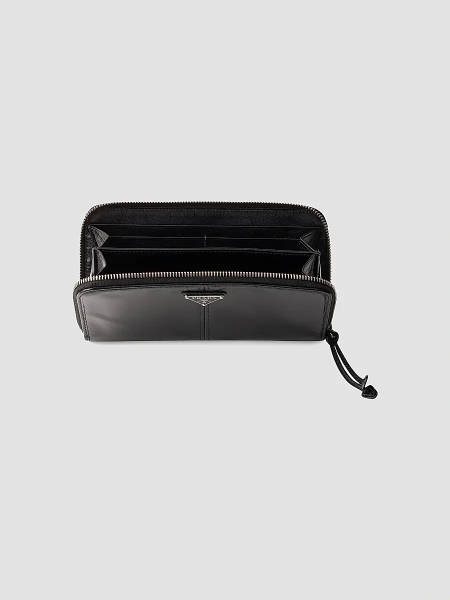 Prada Men's Leather Wallet | Thumbnail 2 Prada Men's Leather Wallet | Thumbnail 2
