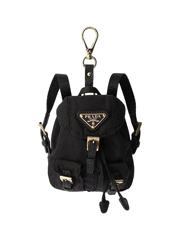Women's Mini Icon Re-Nylon Bag Charm Women's Mini Icon Re-Nylon Bag Charm
