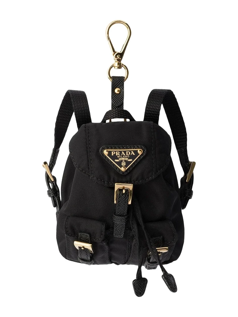 Prada Women's Mini Icon Re-Nylon Bag Charm
