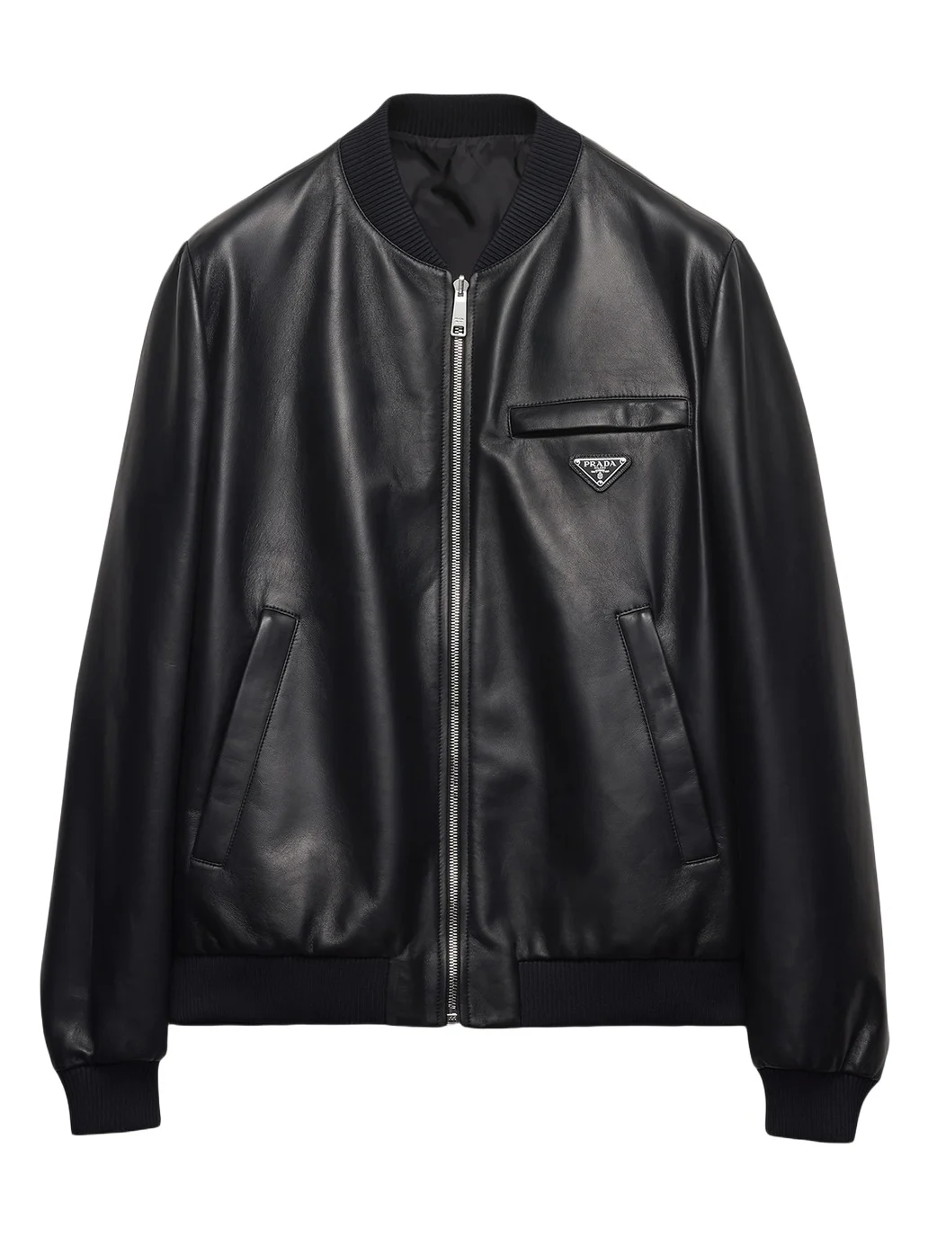 Prada Men's Nappa Leather Bomber Jacket