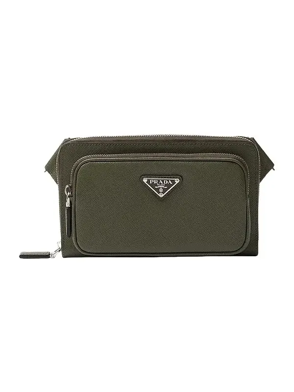 Men's Saffiano Leather Belt Bag Men's Saffiano Leather Belt Bag