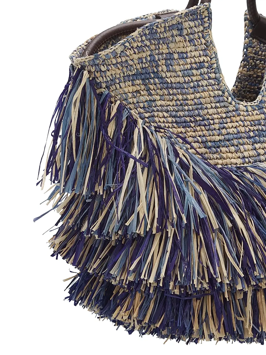 Zimmermann Women's Goldentime Small Fringed Tote Bag | Thumbnail 6 Zimmermann Women's Goldentime Small Fringed Tote Bag | Thumbnail 6