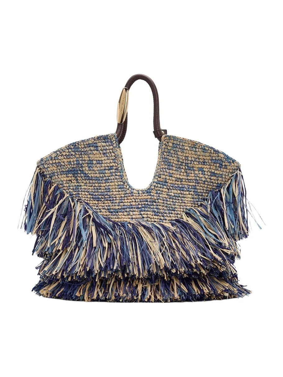 Women's Goldentime Small Fringed Tote Bag Women's Goldentime Small Fringed Tote Bag