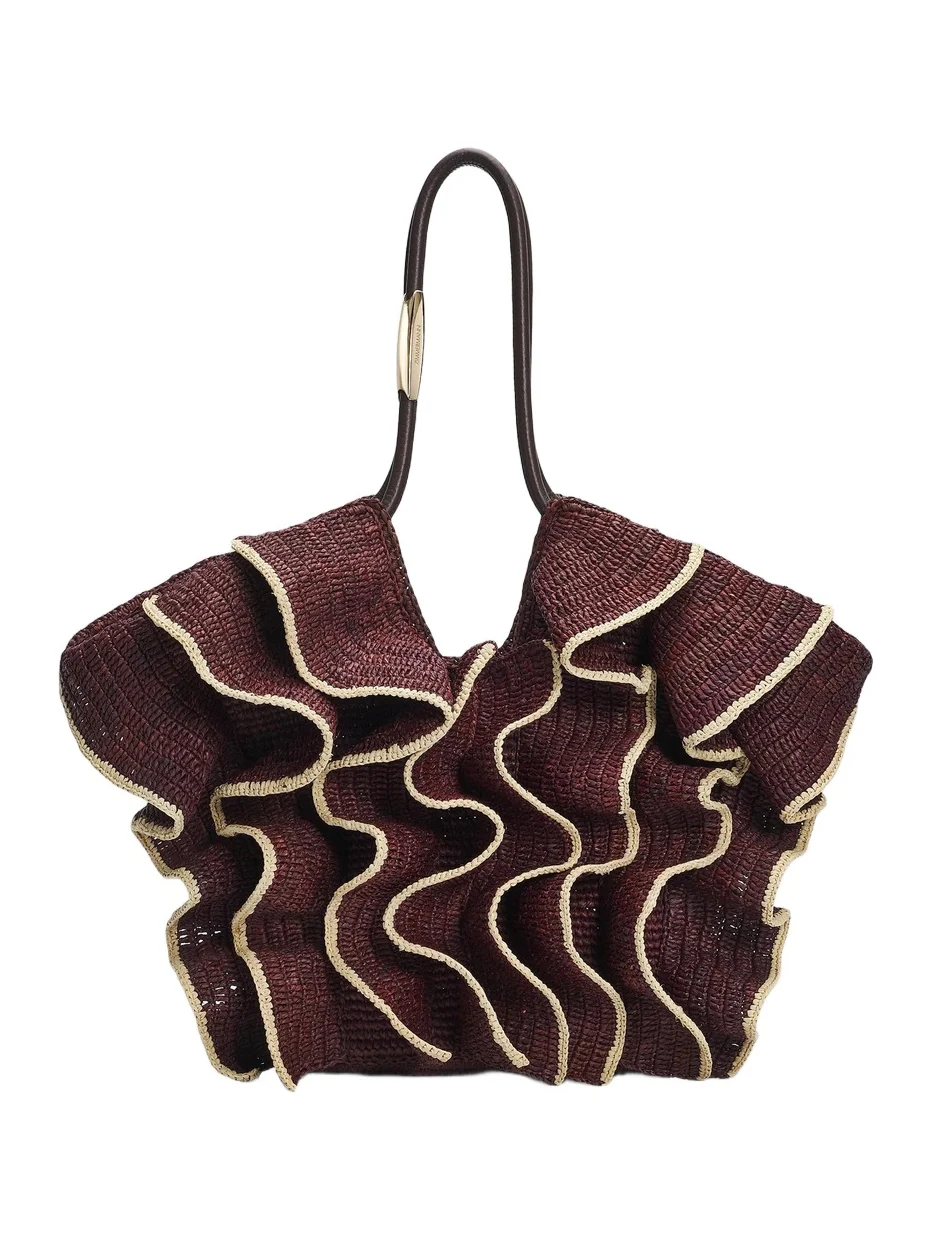Women's Goldentime Medium Raffia Tote Bag Women's Goldentime Medium Raffia Tote Bag