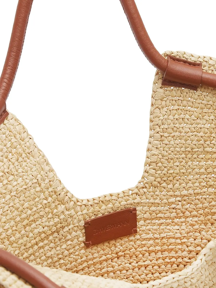 Zimmermann Women's Goldentime Small Fringed Tote Bag | Thumbnail 4 Zimmermann Women's Goldentime Small Fringed Tote Bag | Thumbnail 4