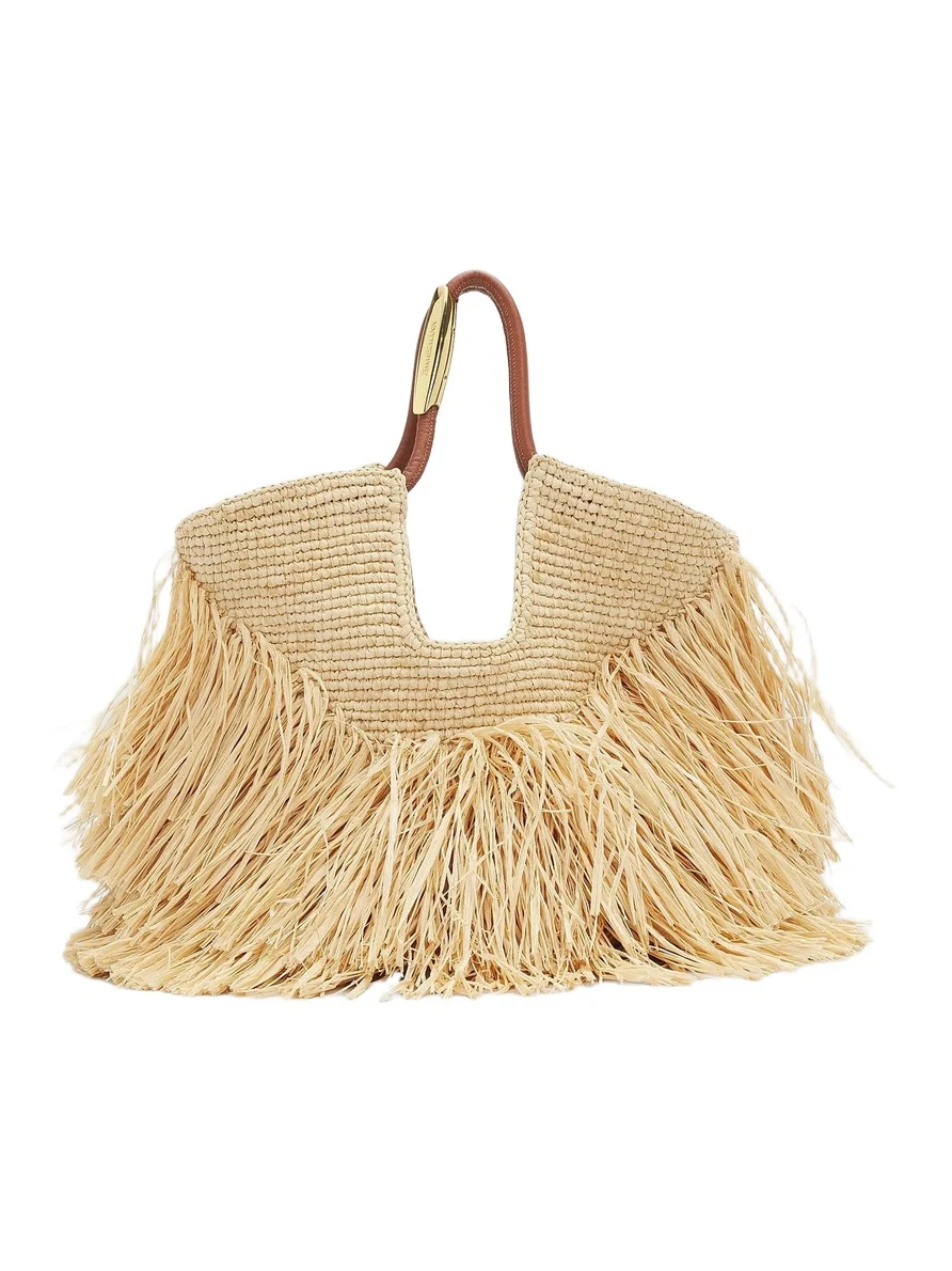 Women's Goldentime Small Fringed Tote Bag Women's Goldentime Small Fringed Tote Bag
