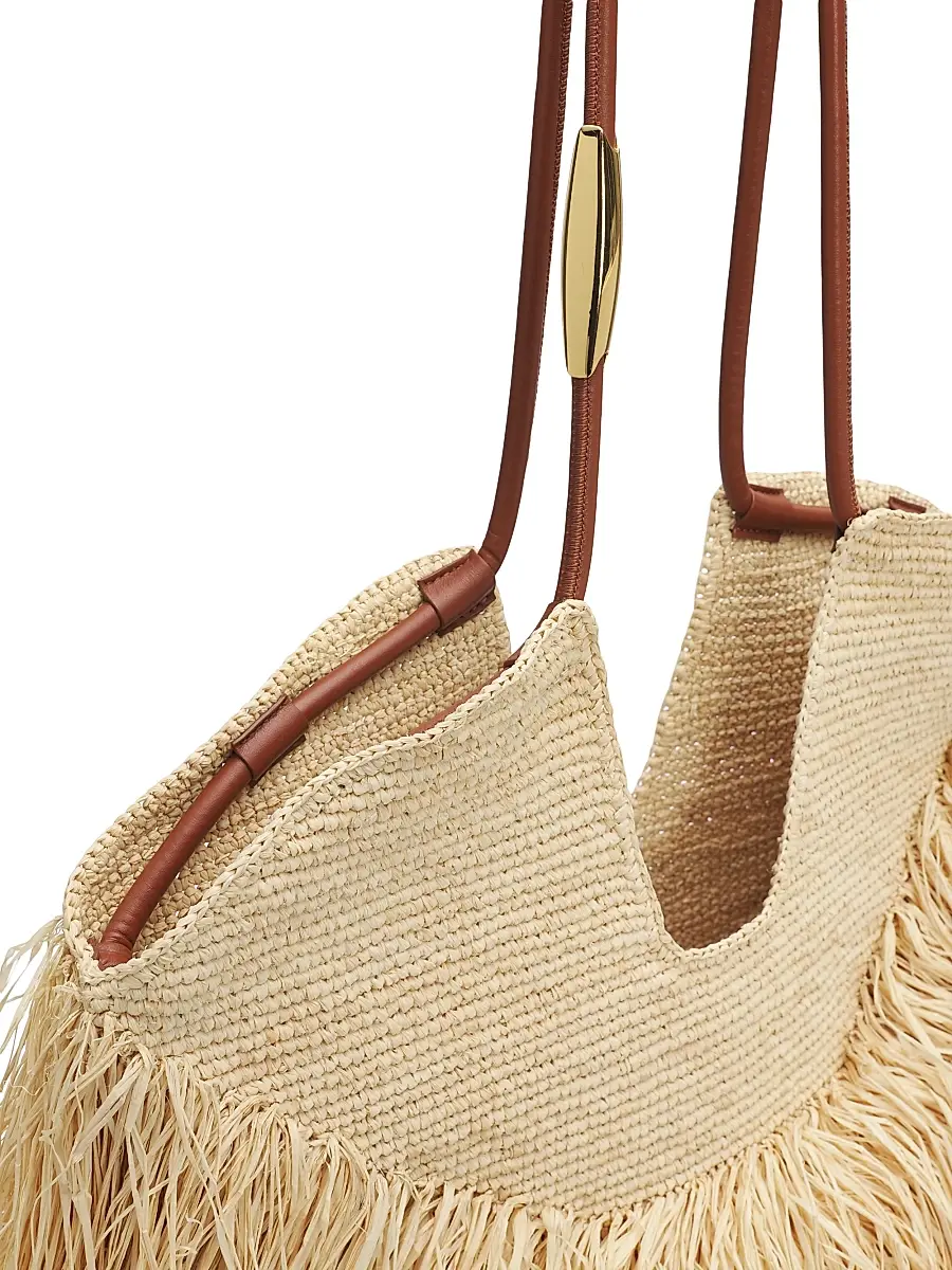 Zimmermann Women's Goldentime Medium Fringed Tote Bag | Thumbnail 5 Zimmermann Women's Goldentime Medium Fringed Tote Bag | Thumbnail 5