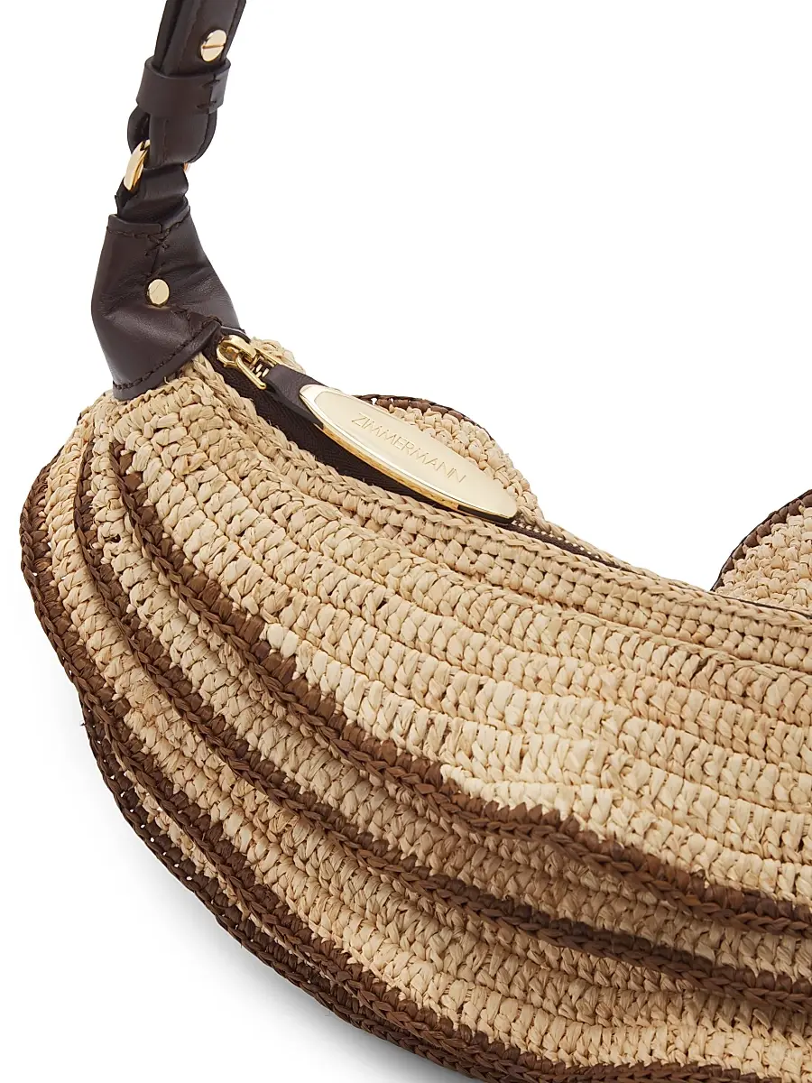 Zimmermann Women's Goldentime Ruffle Shoulder Bag | Thumbnail 6