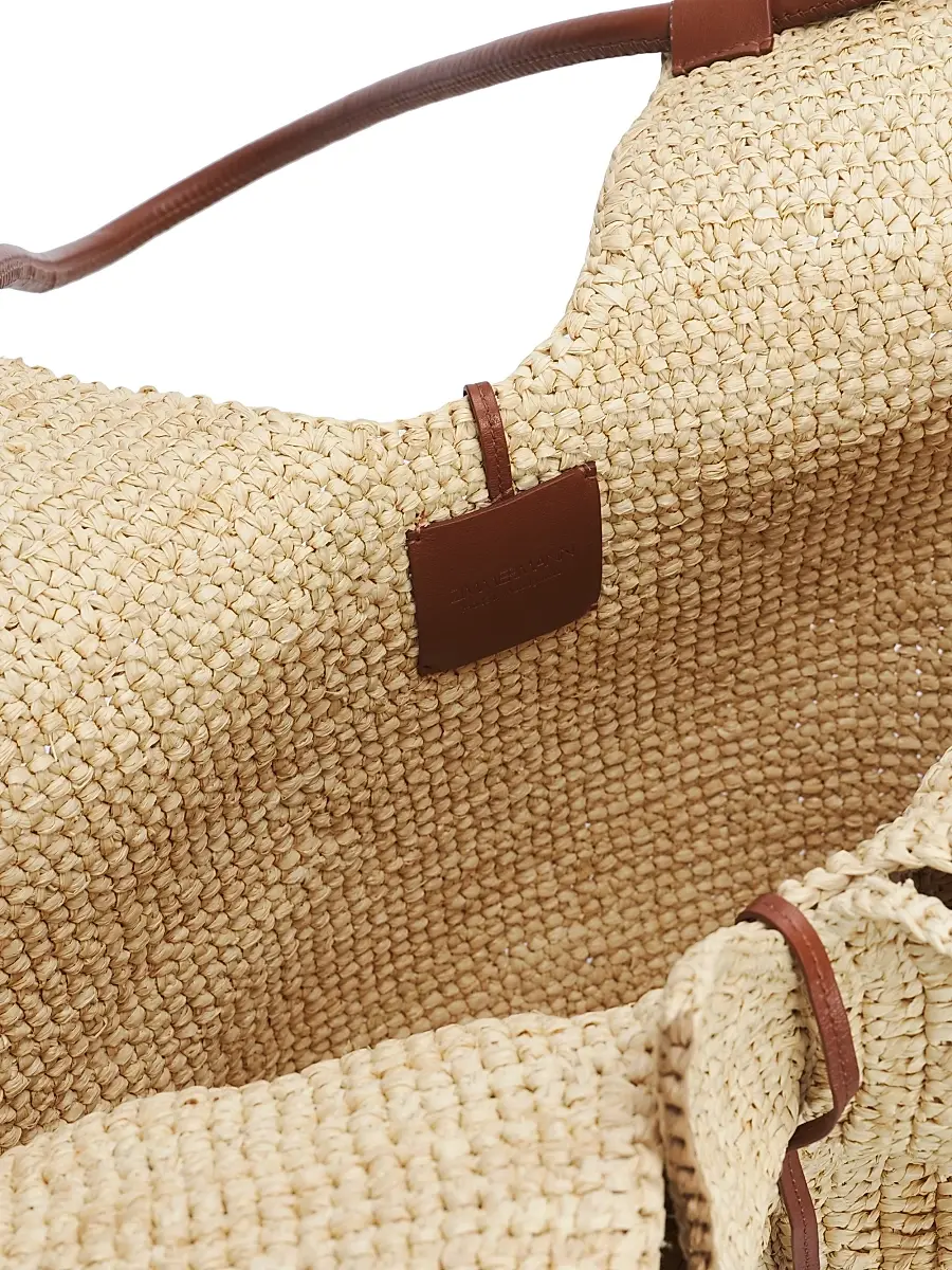 Zimmermann Women's Goldentime Medium Raffia Tote Bag | Thumbnail 4 Zimmermann Women's Goldentime Medium Raffia Tote Bag | Thumbnail 4