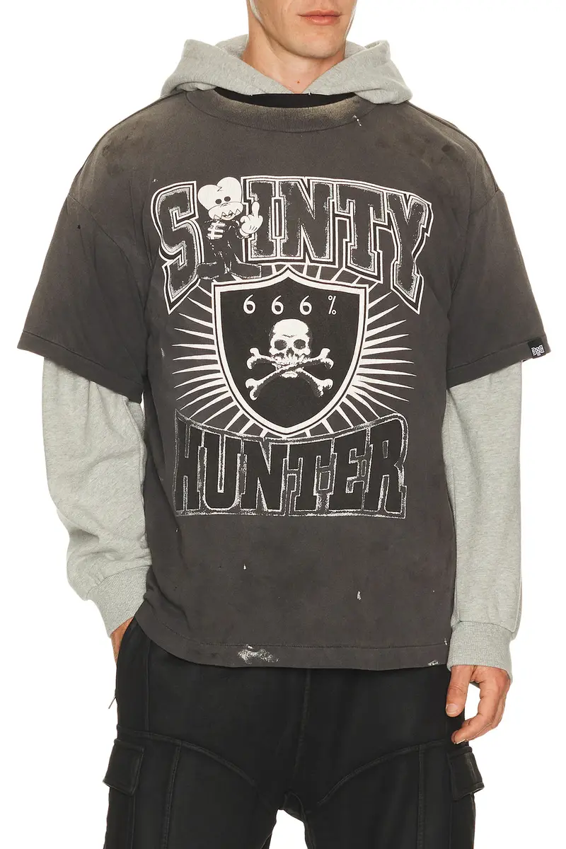 SAINT Mxxxxxx Sainty Hunter X Bounty Hunter Short Sleeve Tee | Image 1 SAINT Mxxxxxx Sainty Hunter X Bounty Hunter Short Sleeve Tee | Image 1