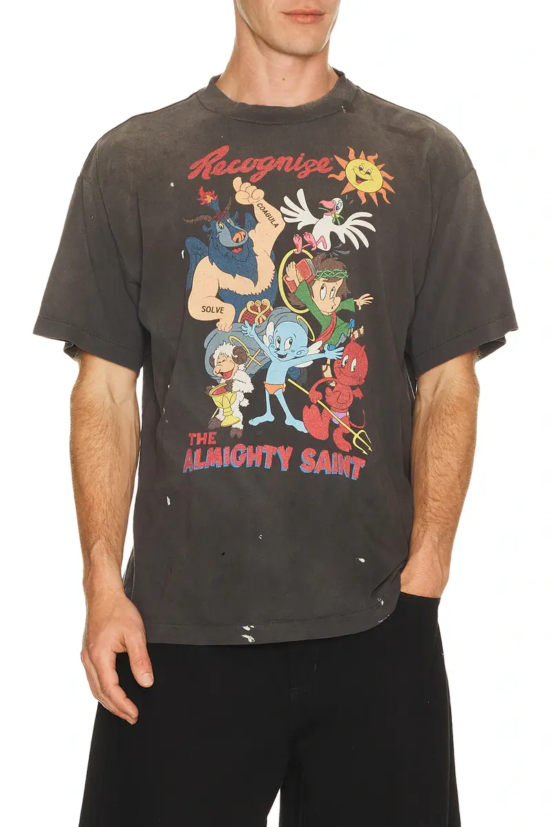 SAINT Mxxxxxx Almithy Saint Short Sleeve Tee | Image 1 SAINT Mxxxxxx Almithy Saint Short Sleeve Tee | Image 1