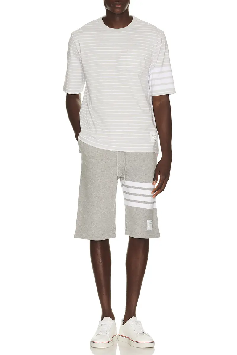 Thom Browne Short Sleeve Tee With Chest Pocket | Thumbnail 3 Thom Browne Short Sleeve Tee With Chest Pocket | Thumbnail 3