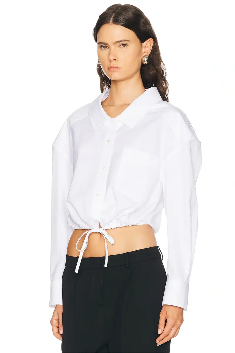 Givenchy Cropped Wide Collar Shirt | Thumbnail 2 Givenchy Cropped Wide Collar Shirt | Thumbnail 2