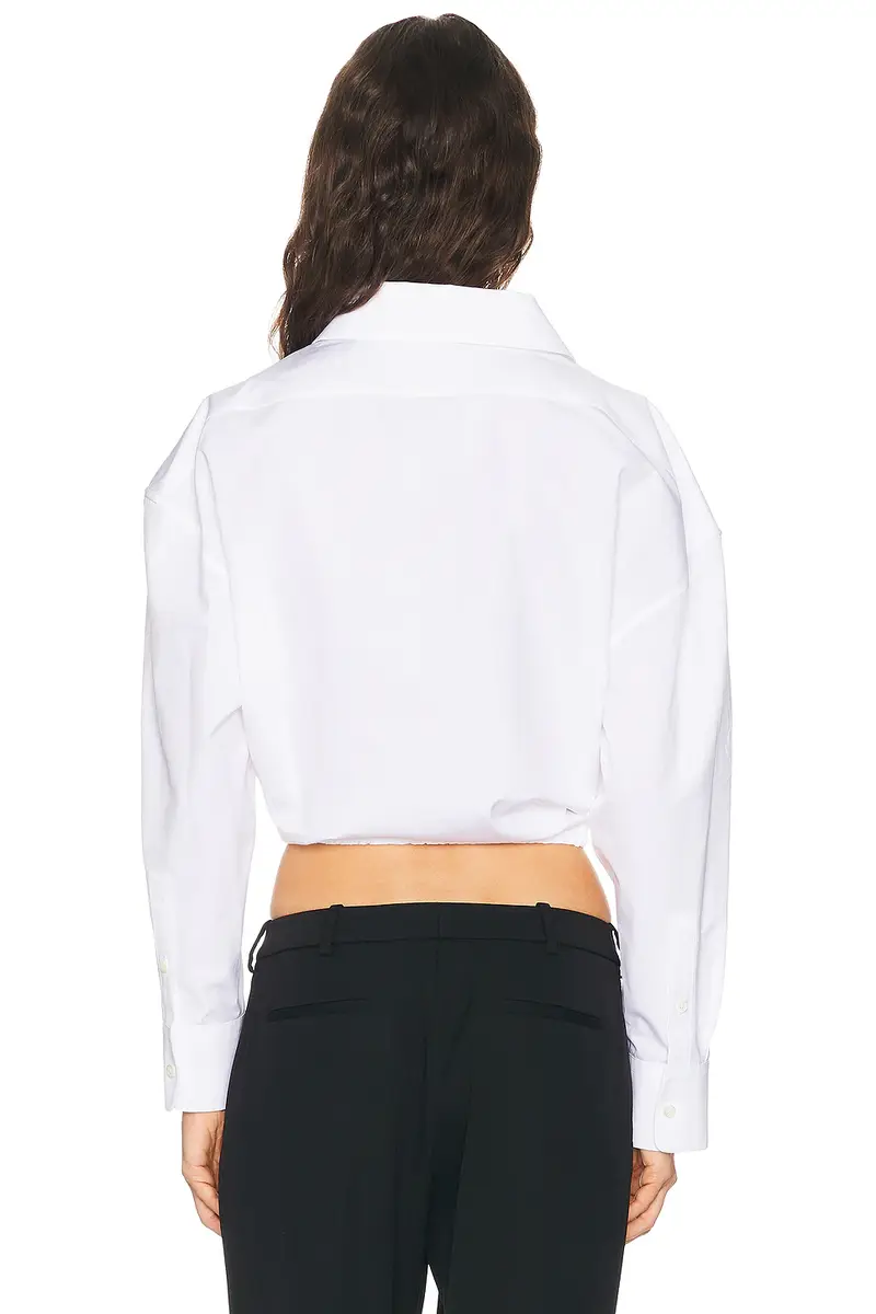 Givenchy Cropped Wide Collar Shirt | Thumbnail 3 Givenchy Cropped Wide Collar Shirt | Thumbnail 3
