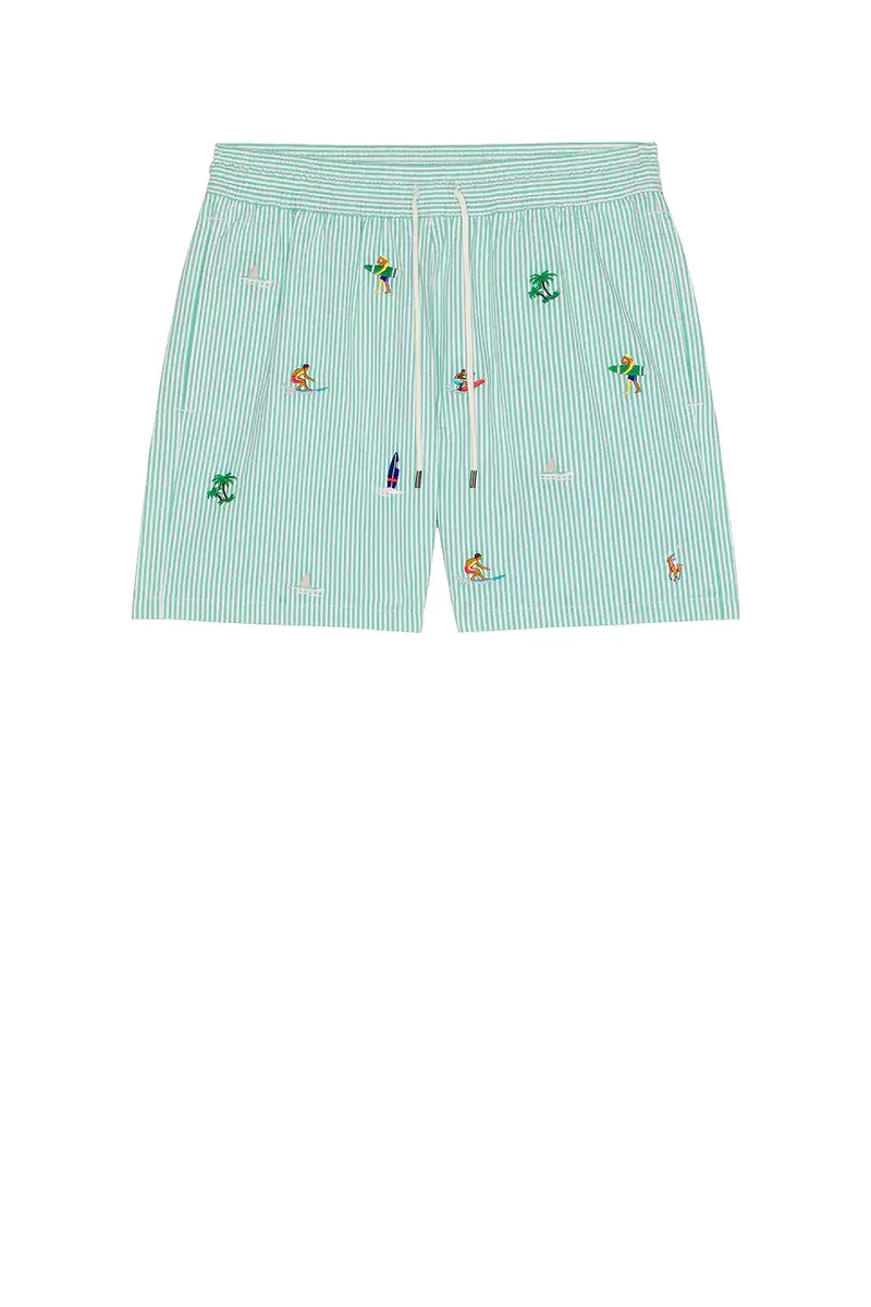 Polo Ralph Lauren Stretch Seersucker Traveler Swim Trunk | Thumbnail 4 Polo Ralph Lauren Stretch Seersucker Traveler Swim Trunk | Thumbnail 4