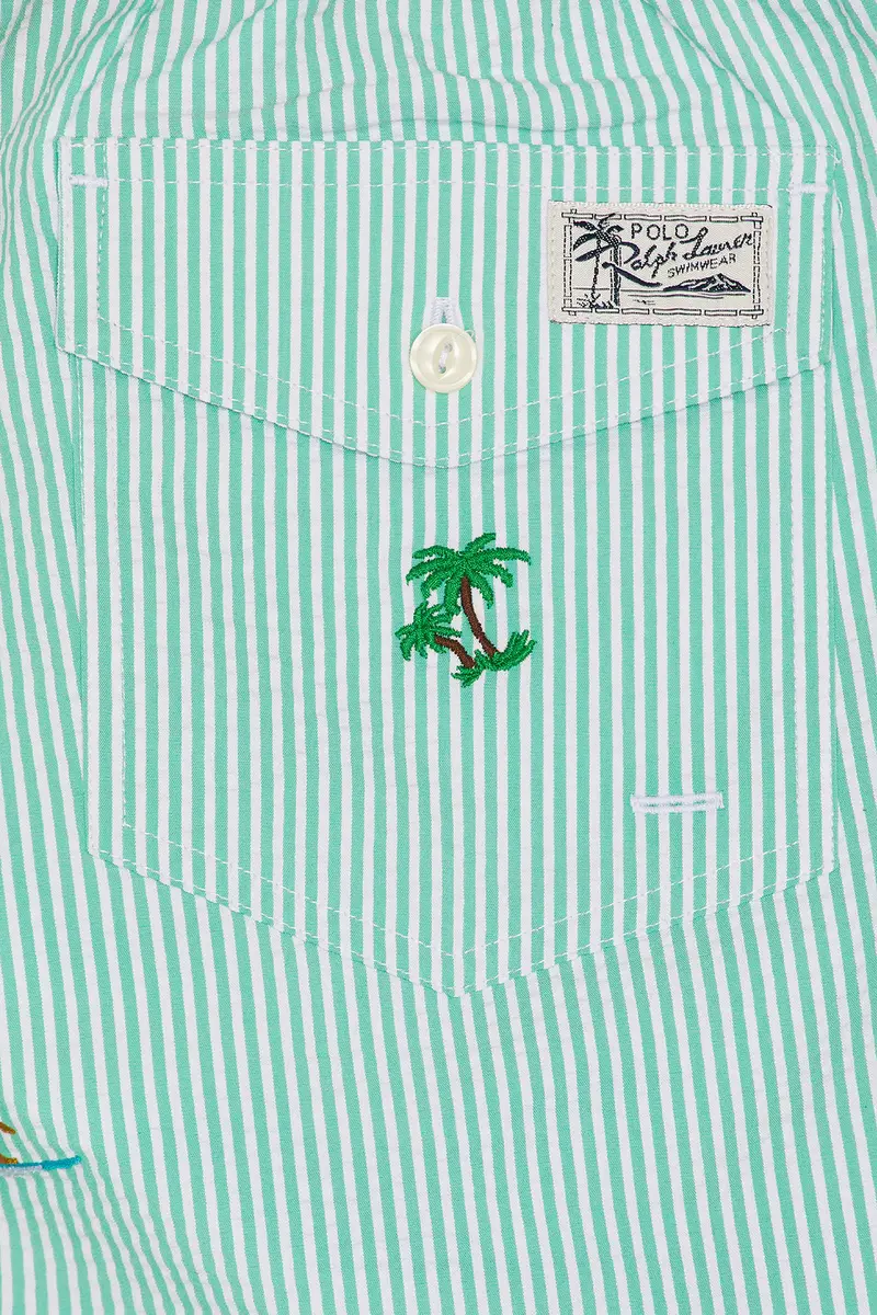 Polo Ralph Lauren Stretch Seersucker Traveler Swim Trunk | Thumbnail 5 Polo Ralph Lauren Stretch Seersucker Traveler Swim Trunk | Thumbnail 5