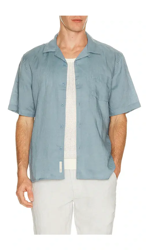 Onia Air Linen Convertible Vacation Shirt | Thumbnail 5