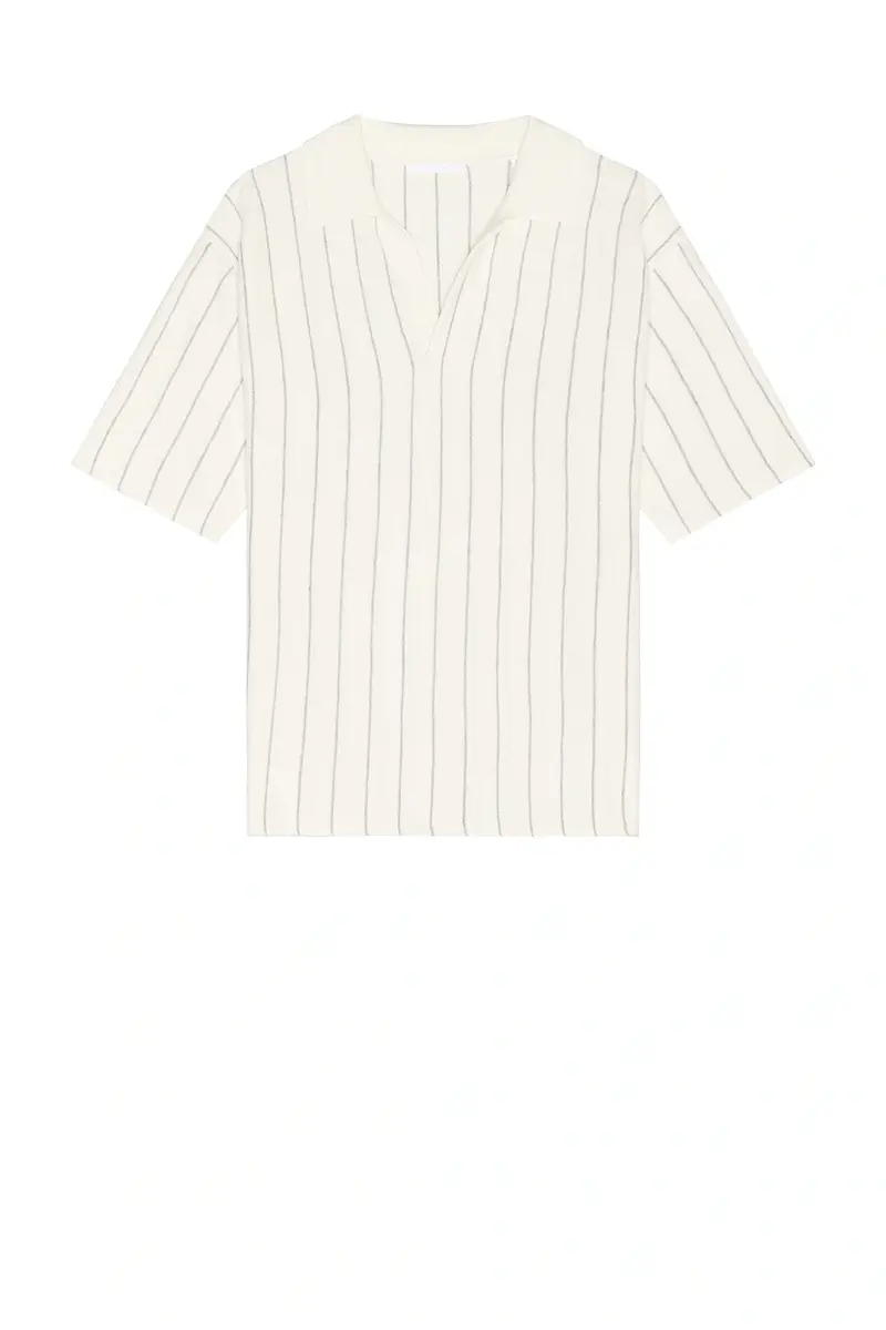 Helmut Lang Short Sleeve Stripe Polo. | Thumbnail 4