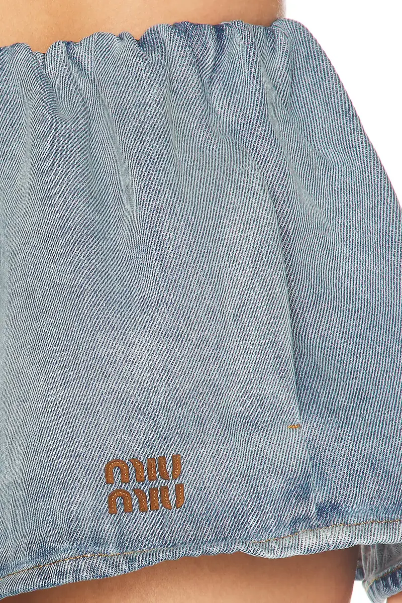 Miu Miu Denim Skirt | Thumbnail 6 Miu Miu Denim Skirt | Thumbnail 6
