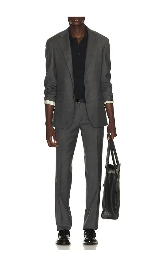 Polo Ralph Lauren 2-Button Single Breasted Sharkskin 2-Piece Suit | Thumbnail 6