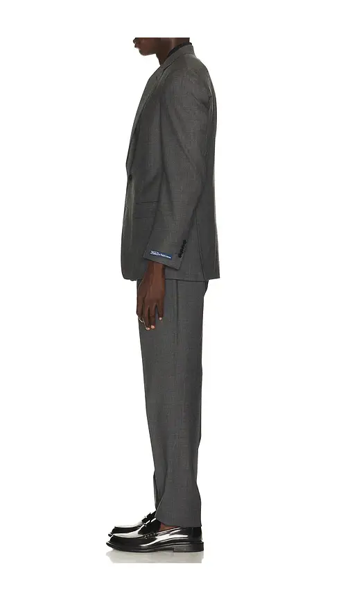 Polo Ralph Lauren 2-Button Single Breasted Sharkskin 2-Piece Suit | Thumbnail 7