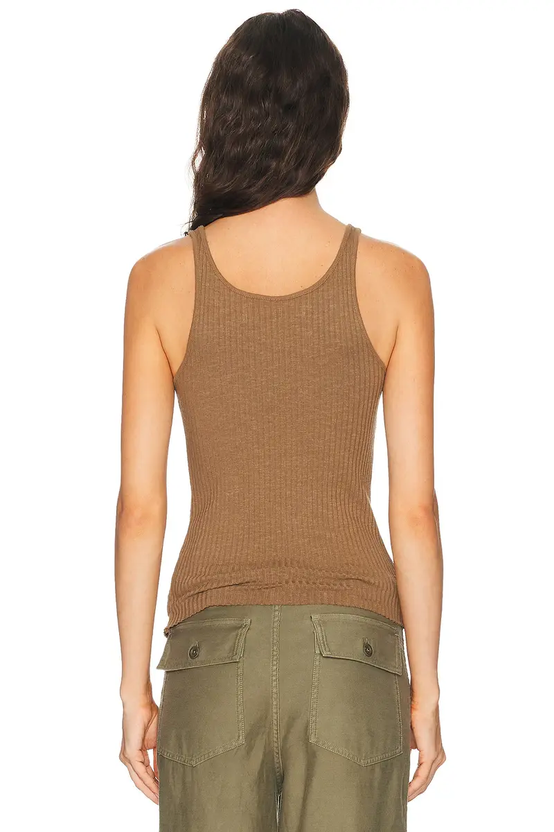 ENZA COSTA Military Rib Slim Tank Top | Thumbnail 3 ENZA COSTA Military Rib Slim Tank Top | Thumbnail 3