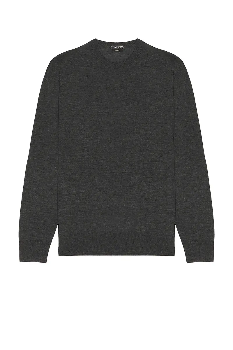Tom Ford Ultrafine Merino Wool Oversized Crew Neck | Thumbnail 4 Tom Ford Ultrafine Merino Wool Oversized Crew Neck | Thumbnail 4