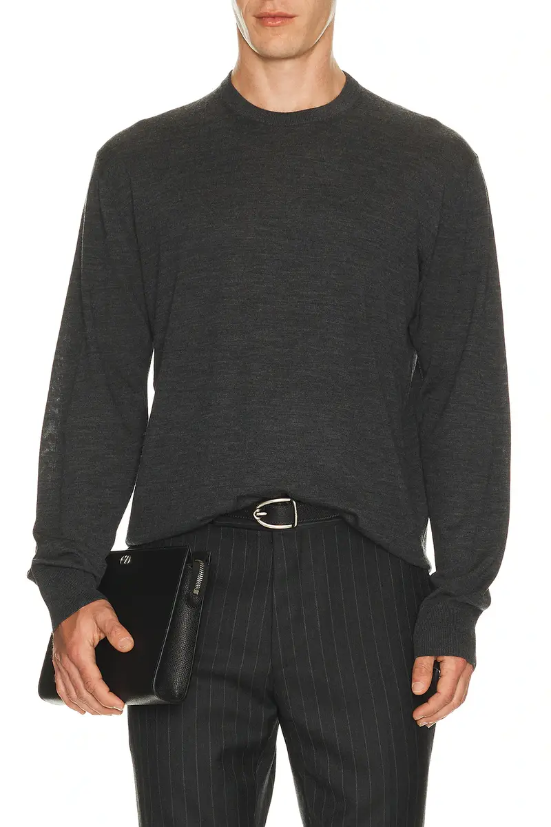 Ultrafine Merino Wool Oversized Crew Neck Ultrafine Merino Wool Oversized Crew Neck