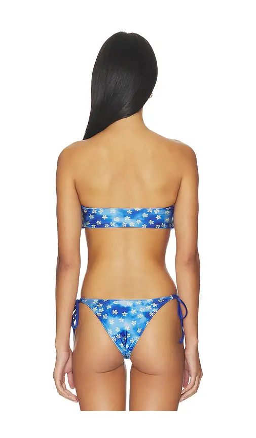 Frankies Bikinis Gigi Satin Bandeau Bikini Top | Thumbnail 3 Frankies Bikinis Gigi Satin Bandeau Bikini Top | Thumbnail 3
