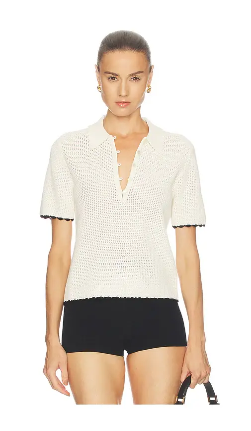 Frame The Textured Polo | Image 1 Frame The Textured Polo | Image 1