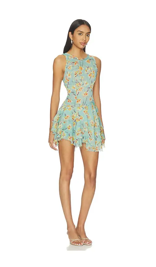 Free People Raven Printed Mini Dress | Thumbnail 2