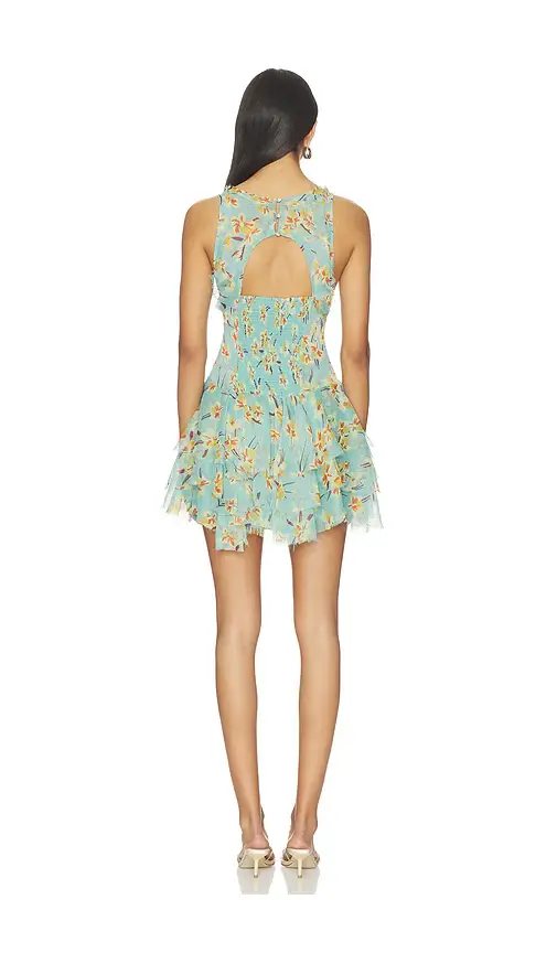 Free People Raven Printed Mini Dress | Thumbnail 3