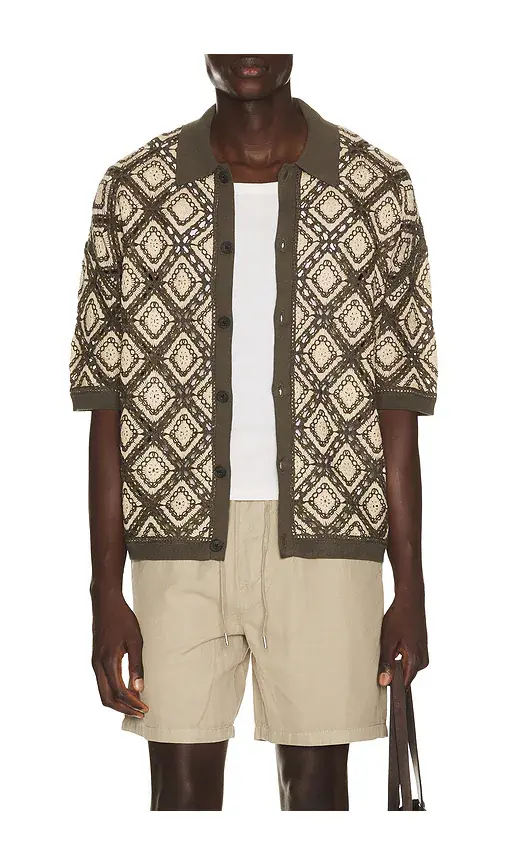 AllSaints Morena Knitted Shirt | Image 1 AllSaints Morena Knitted Shirt | Image 1