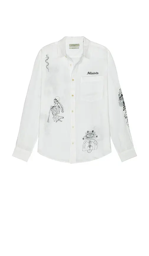 AllSaints Terror Long Sleeve Shirt | Thumbnail 5 AllSaints Terror Long Sleeve Shirt | Thumbnail 5
