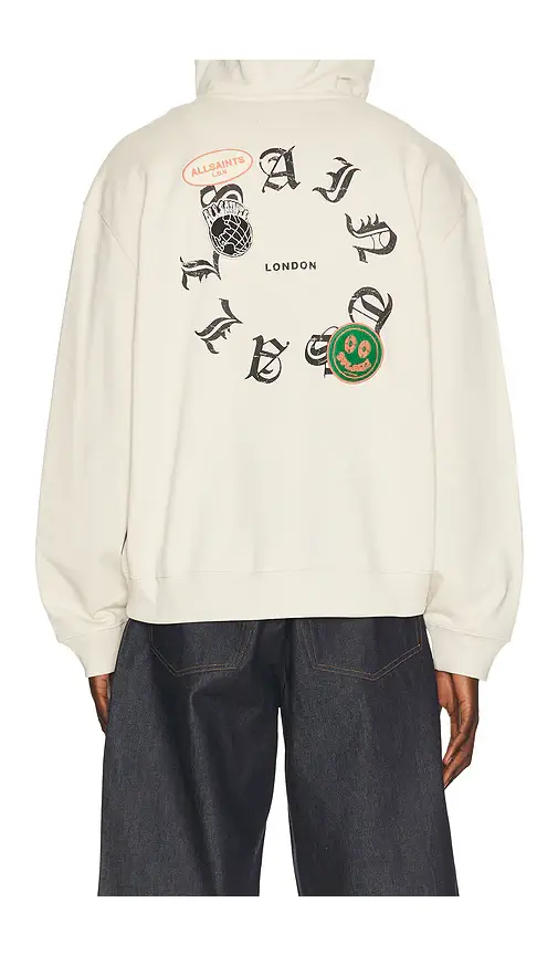 AllSaints Patcher Zip Through Hoodie | Thumbnail 3 AllSaints Patcher Zip Through Hoodie | Thumbnail 3