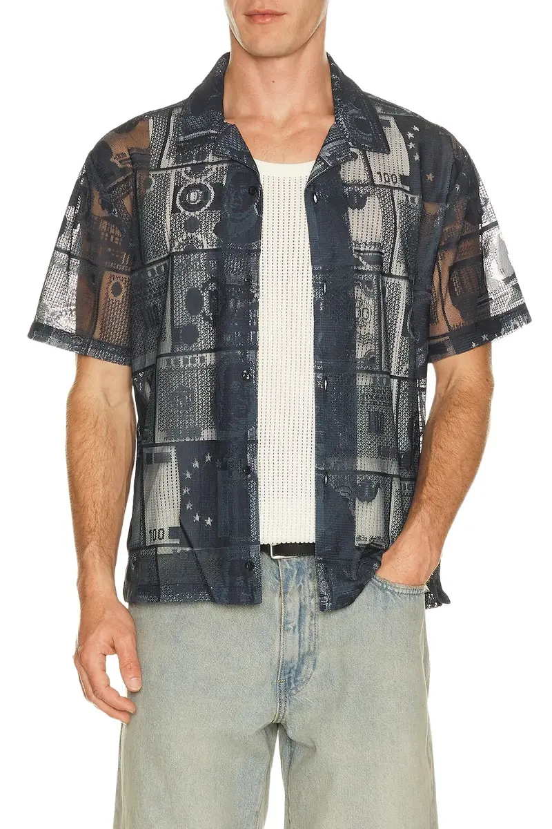 HUF Global Currency Lace Shirt