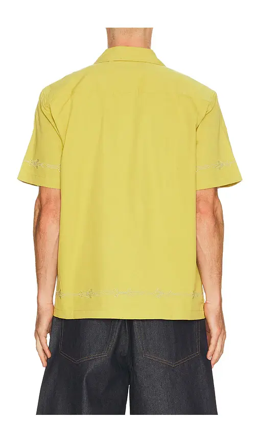 HUF Pinstripe Embroidered Resort Shirt | Thumbnail 2 HUF Pinstripe Embroidered Resort Shirt | Thumbnail 2