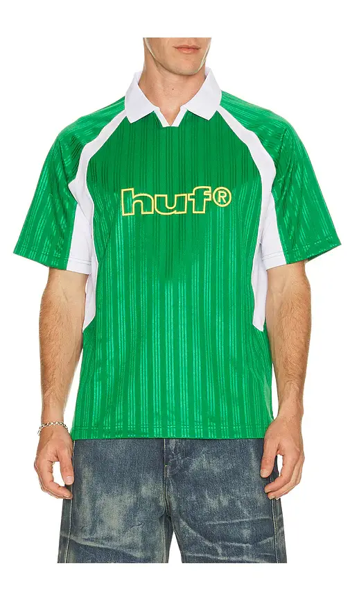 HUF Sideline Soccer Jersey Shirt | Image 1 HUF Sideline Soccer Jersey Shirt | Image 1