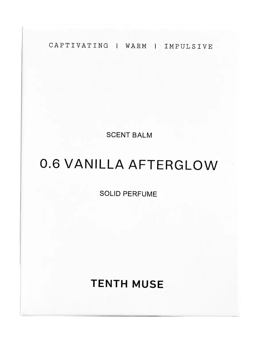 Tenth Muse Vanilla Afterglow Solid Perfume Balm